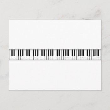 Keyboard / Piano Keys: Postcard by spiritswitchboard at Zazzle