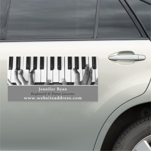 Keyboard Player Professional Keyboardist Pianist Car Magnet