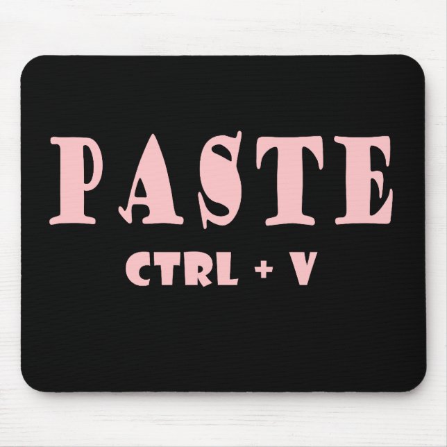 Keyboard shortcut for paste mouse pad (Front)