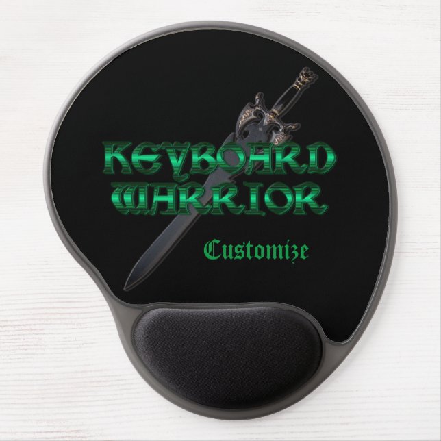 Keyboard Warrior MMORPG Gel Mouse Pad (Front)