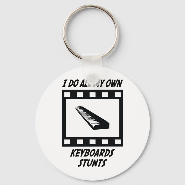 Keyboards Stunts Keychain (Front)