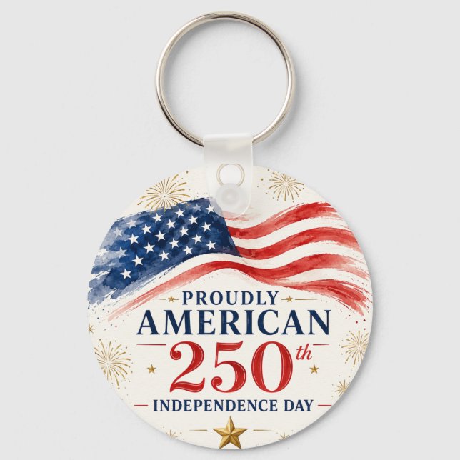 keychain 250th Independence Day Commemorative  (Front)