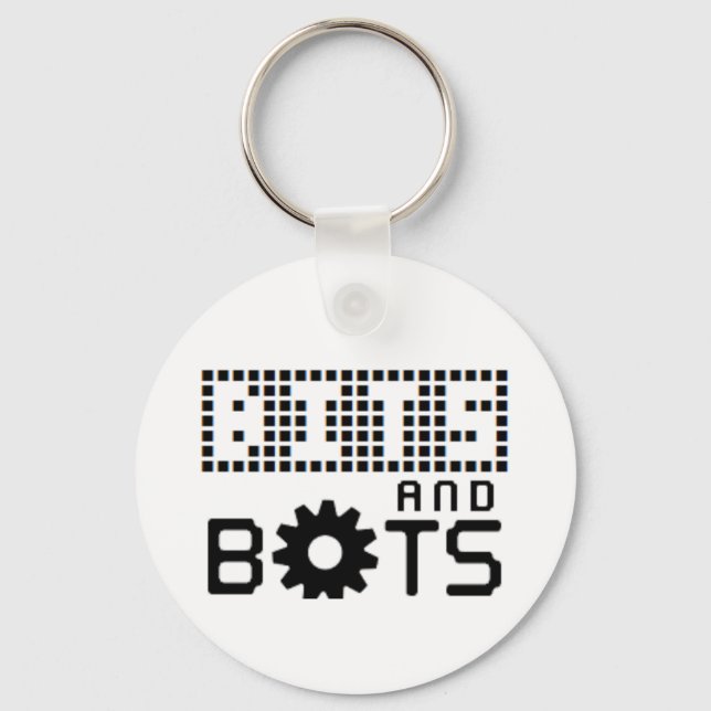 Keychain 2 Bits and Bots (Front)