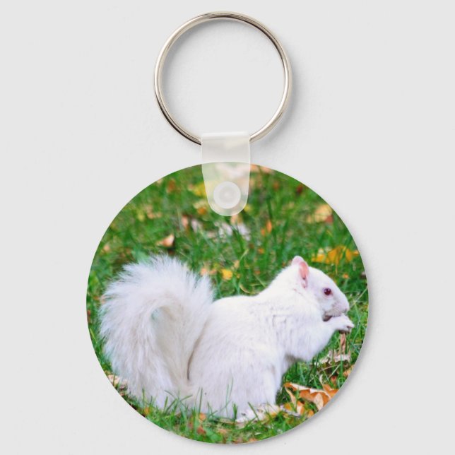 Keychain - Albino Squirrel (Front)