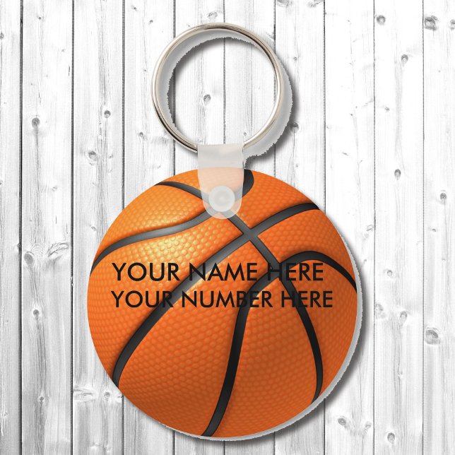 Keychain Basketball With Your Name, Your Number (Creator Uploaded)