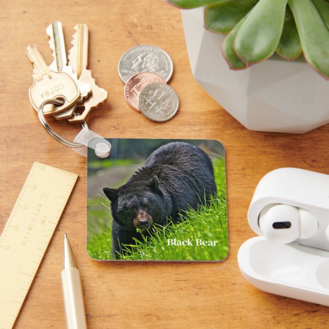 Keychain-Black Bear Keychain (Desk)