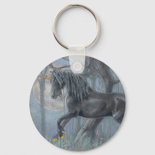 Keychain - Black Unicorn