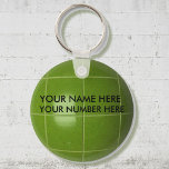 Keychain Bocce Ball With Your Name, Your Number at Zazzle