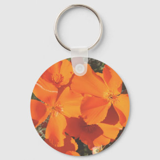 Keychain, "Californias Poppies" 3484 Keychain