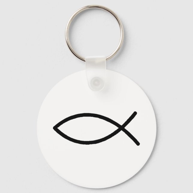 Keychain - Christian Fish (Front)