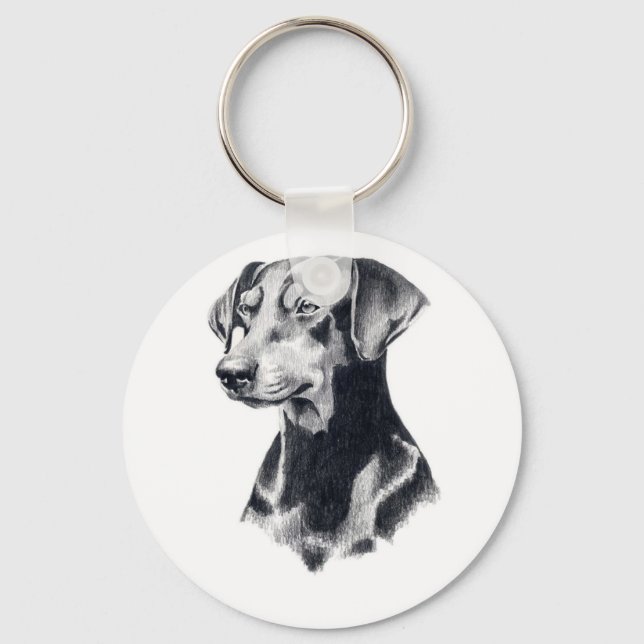 Keychain Doberman (Front)