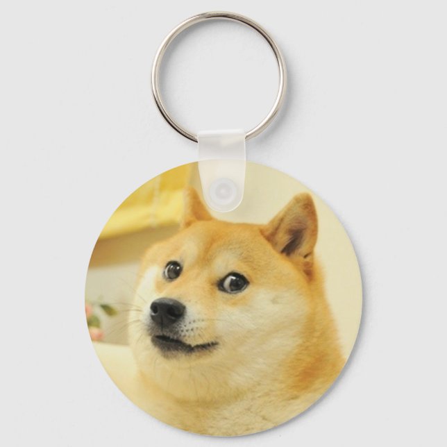 Keychain Doge Dog Meme (Front)