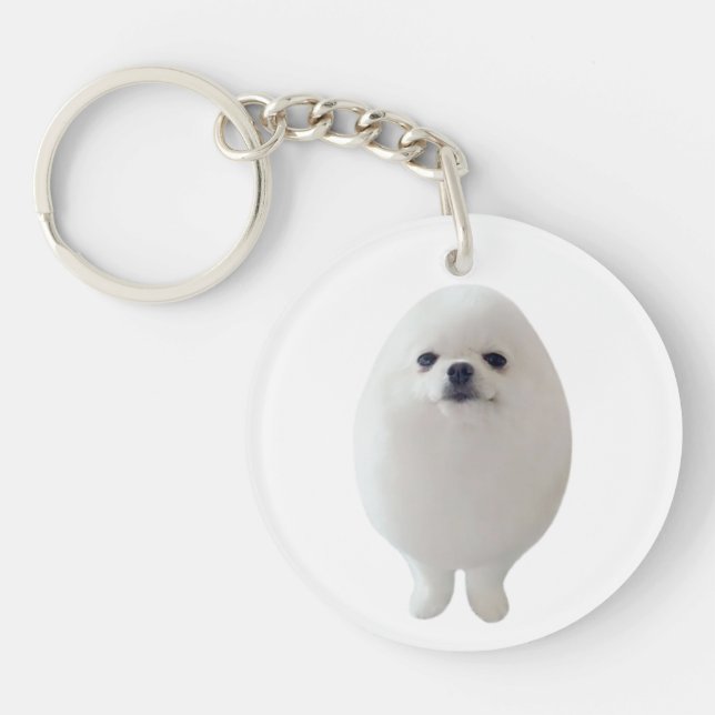 Keychain Egg Dog Meme (Front)