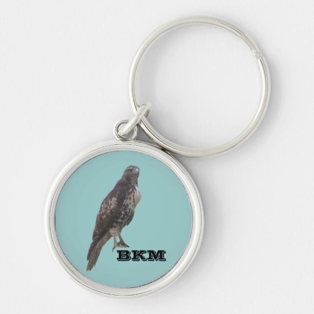 Keychain - Falcon with Monogram (Front)