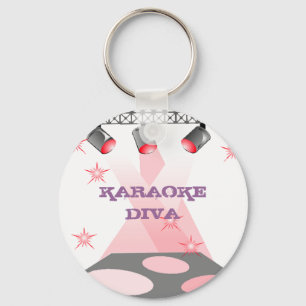 KEYCHAIN FOR THE DRAMA KARAOKE DIVA QUEEN