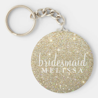 Keychain Glitter Bridesmaid