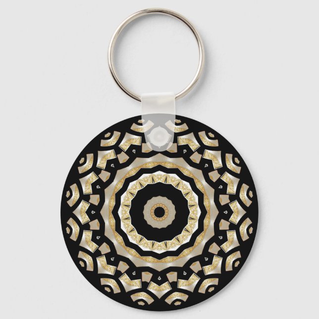 Keychain Gold Black Pearl (B8C) (Front)