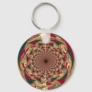 Keychain Gold Lace Print ZIZZAGO