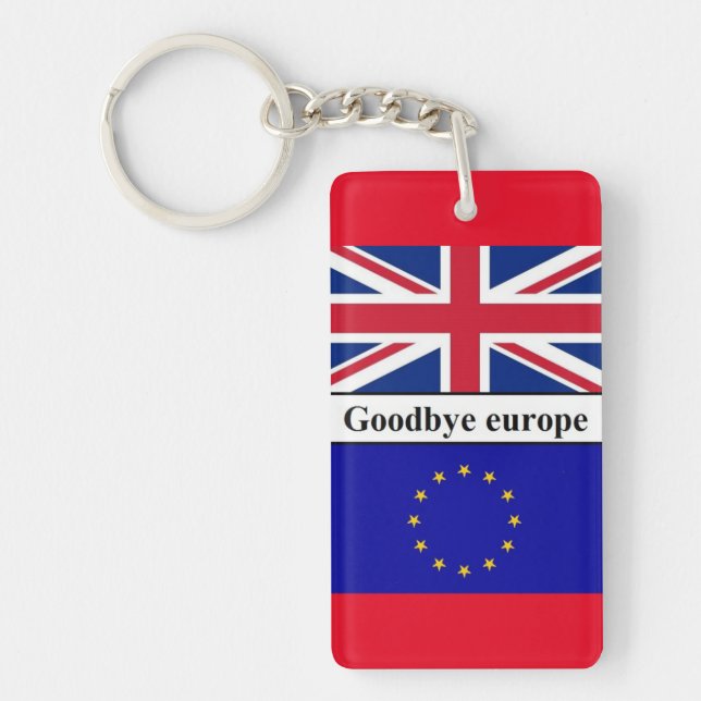 Keychain Goodbye Europe (Front)