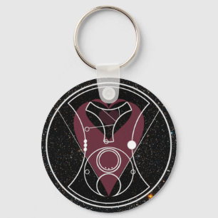 Keychain: Hello, Sweetie! Hearts and Stars Keychain