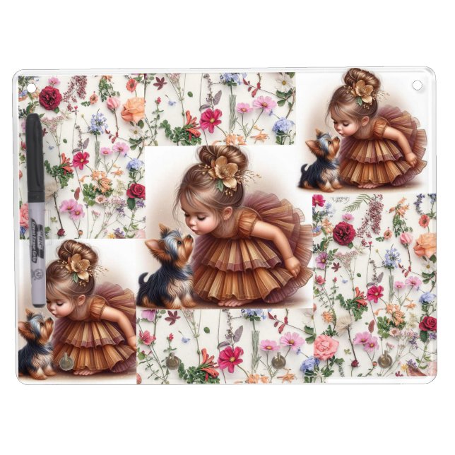 Keychain holder and Pen (horizontal) Dry Erase Board With Keychain Holder (Front)