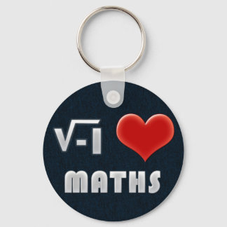 Keychain I LOVE MATHS