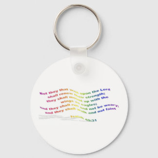 Keychain: Isaiah 40:31 Keychain