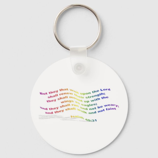 Keychain: Isaiah 40:31 Keychain (Front)