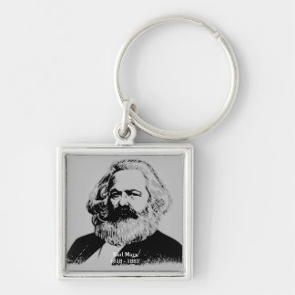 Keychain Karl Marx - square