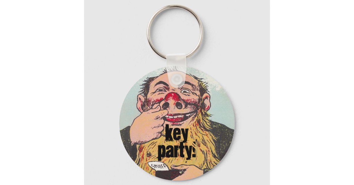 Elegant 21st Birthday Party Favor Keychain