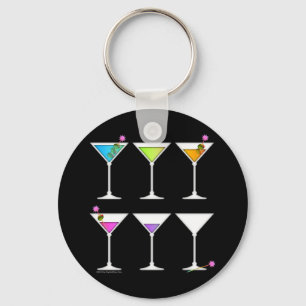 Keychain - Martinis Going, Going, GONE