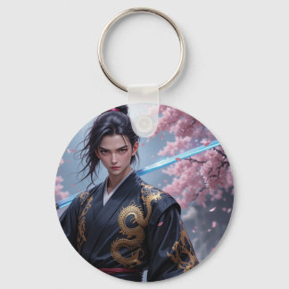 Keychain Modern level Anime warrior