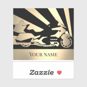 Keychain motorcycle motorbike bike biker sepia sticker