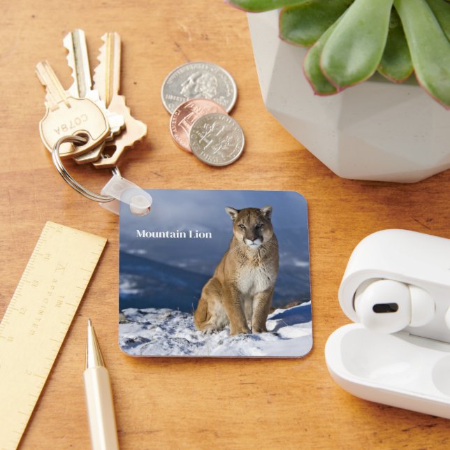Keychain-Mountain Lion Keychain (Desk)
