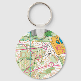 Keychain - orienteering map