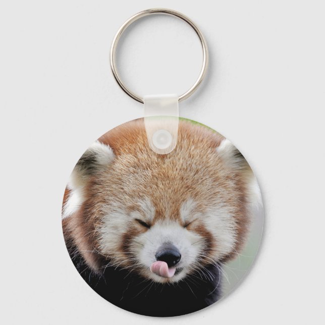 keychain Photo red panda , animals 0329. (Front)