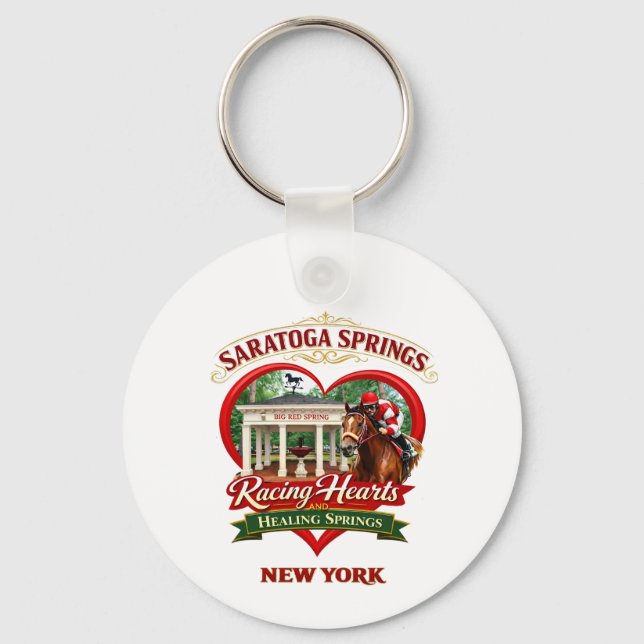 Keychain - Racing Hearts and Healing Springs (Front)