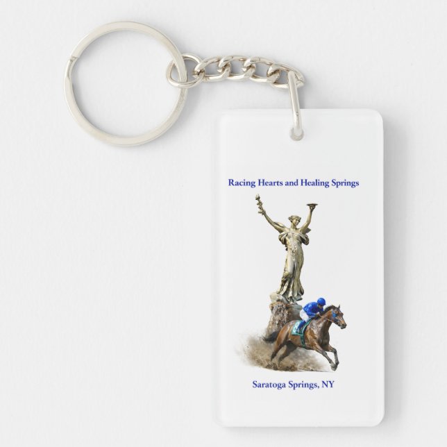  Keychain- Racing Hearts and Healing Springs Keychain (Front)