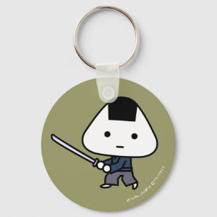 Keychain - RiceBall Samurai - GoldBack