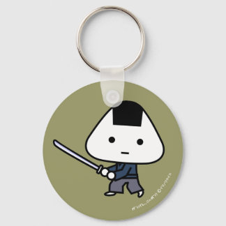 Keychain - RiceBall Samurai - GoldBack
