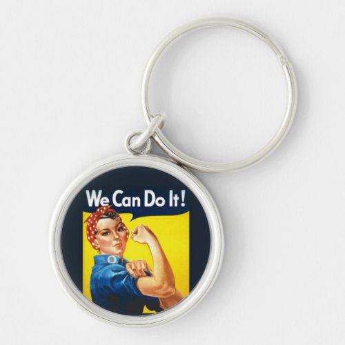 Keychain Rosie The Riveter We Can Do It