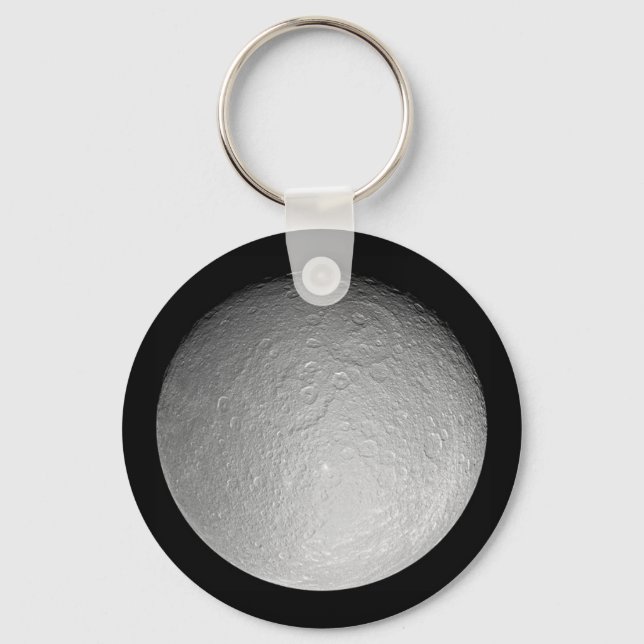 Keychain: Saturn's moon Rhea Keychain (Front)