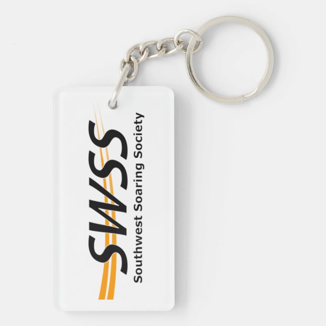 Keychain: Southwest Soaring Society and SWR Keychain (Back)