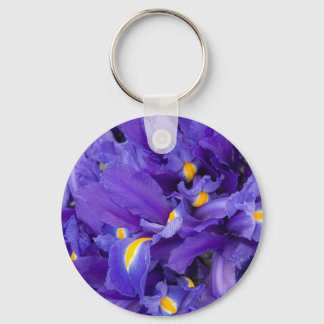 Keychain, "Spring Iris" # 50 Keychain