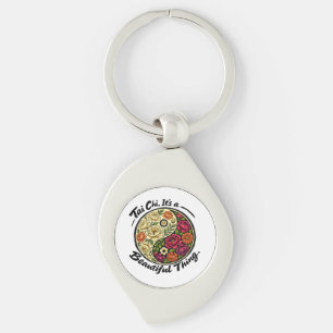 Keychain-Tai Chi is Beautiful Keychain