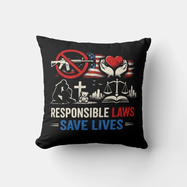 Keychain Throw Pillow (Front)
