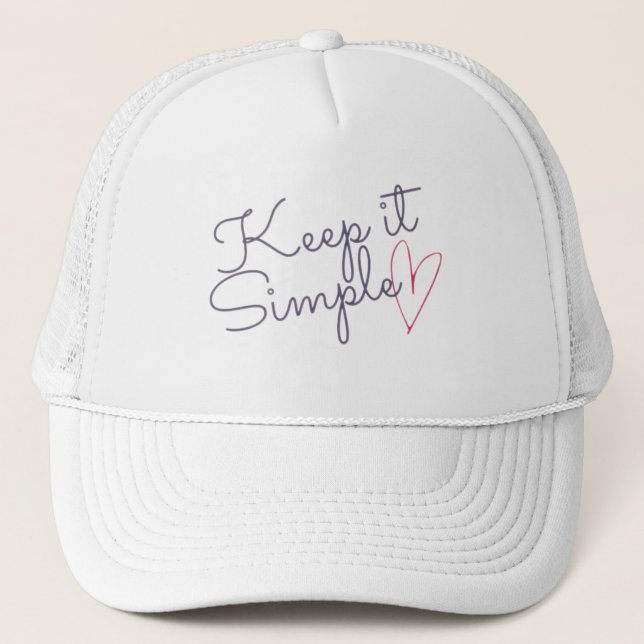 Keychain Trucker Hat (Front)