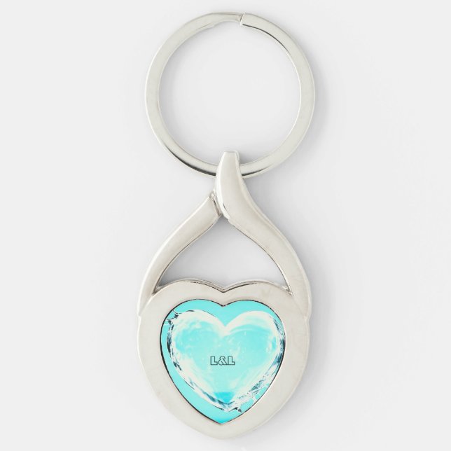 Keychain twisted heart (Front)
