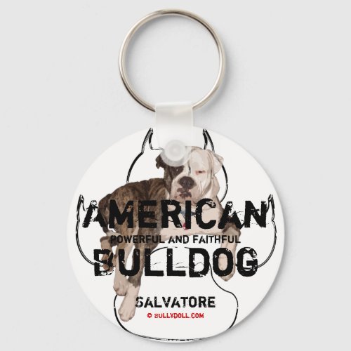 Keychain Unikat Salvatore American Bulldog