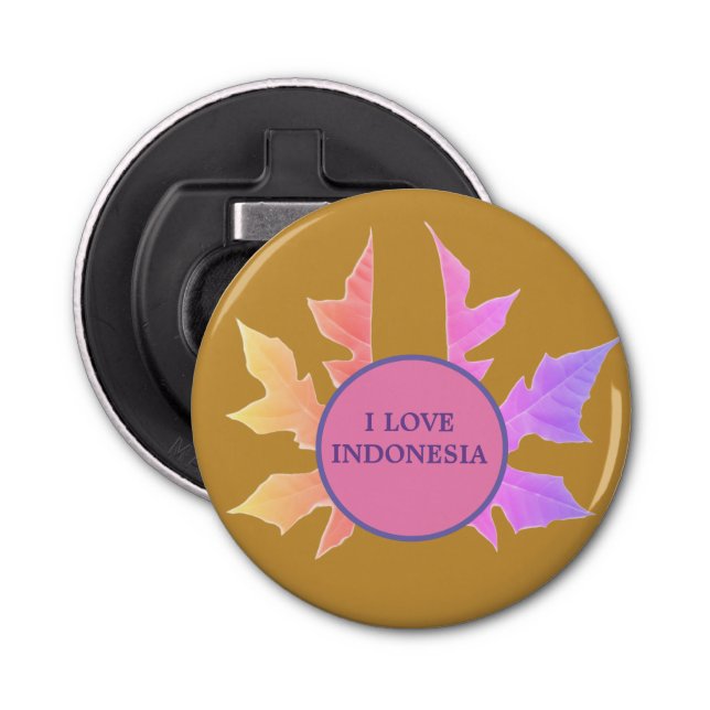Keychain untuk indonesia bottle opener (Front)
